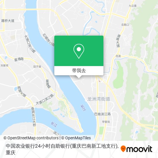 中国农业银行24小时自助银行(重庆巴南新工地支行)地图