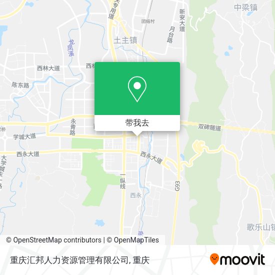 重庆汇邦人力资源管理有限公司地图