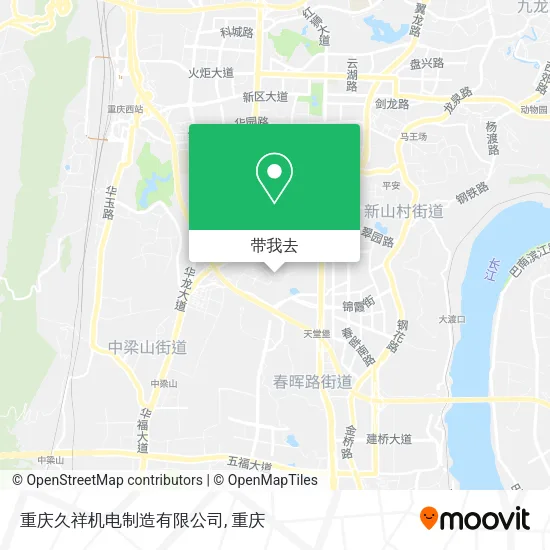 重庆久祥机电制造有限公司地图