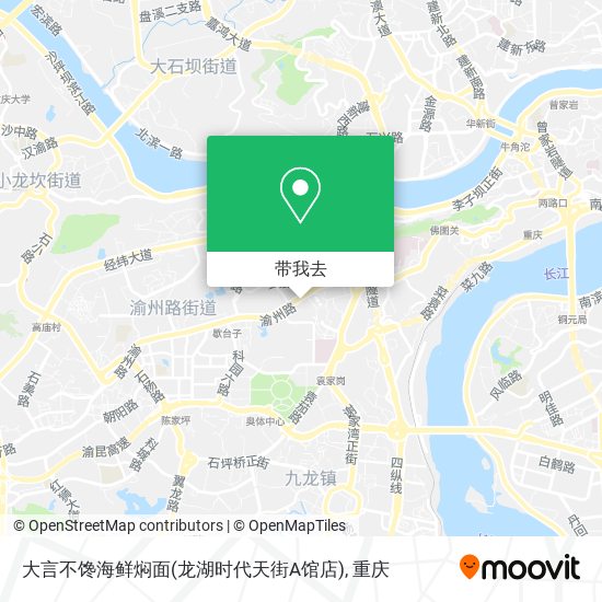 大言不馋海鲜焖面(龙湖时代天街A馆店)地图