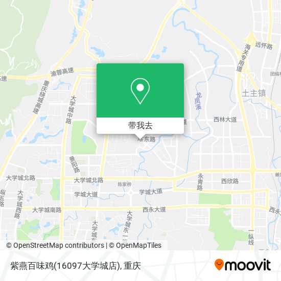 紫燕百味鸡(16097大学城店)地图