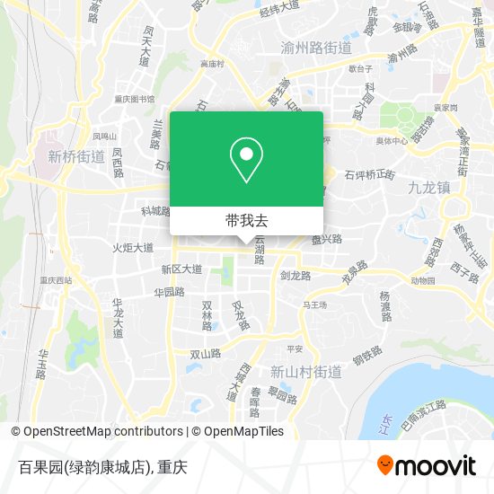 百果园(绿韵康城店)地图
