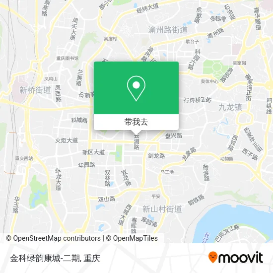 金科绿韵康城-二期地图