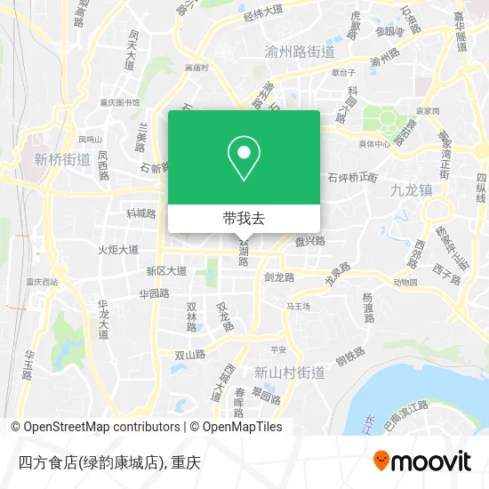 四方食店(绿韵康城店)地图