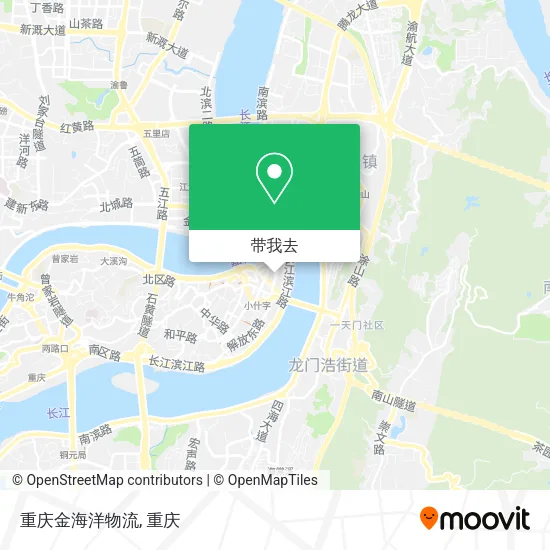 重庆金海洋物流地图