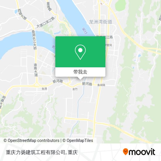 重庆力扬建筑工程有限公司地图