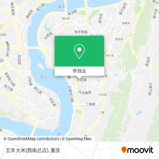 五常大米(西南总店)地图