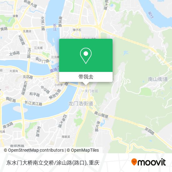 东水门大桥南立交桥/涂山路(路口)地图