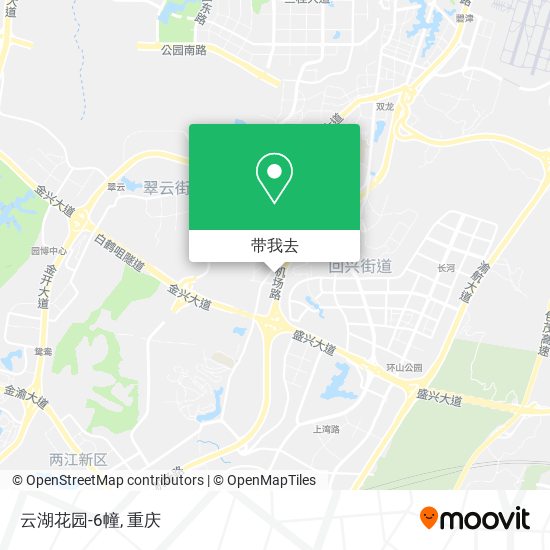 云湖花园-6幢地图