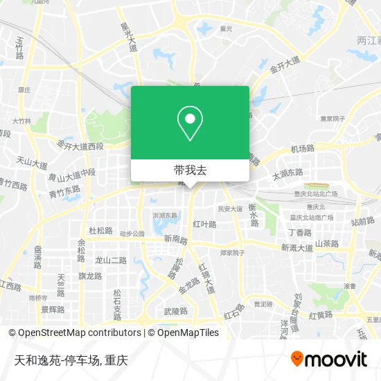 天和逸苑-停车场地图