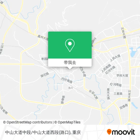 中山大道中段/中山大道西段(路口)地图