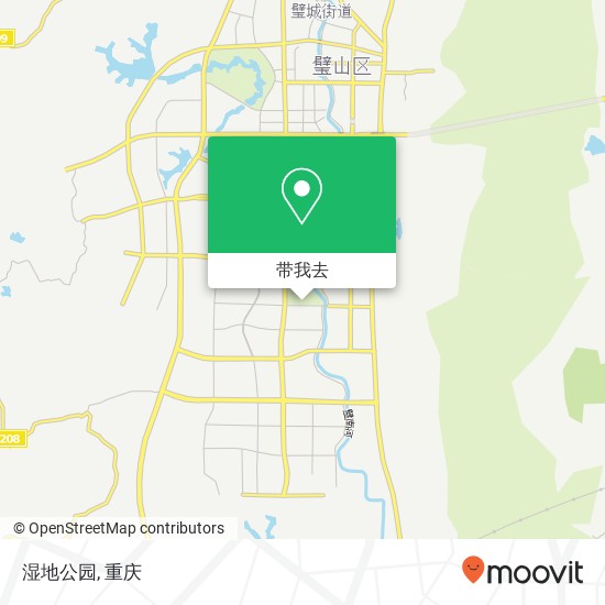 湿地公园地图