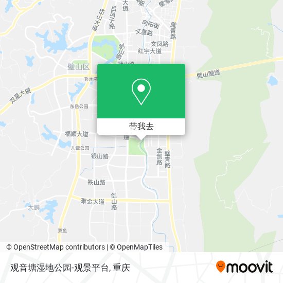 观音塘湿地公园-观景平台地图