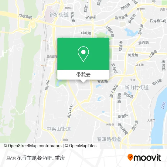 鸟语花香主题餐酒吧地图