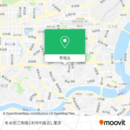 冬水田三和鱼(洋河中路店)地图
