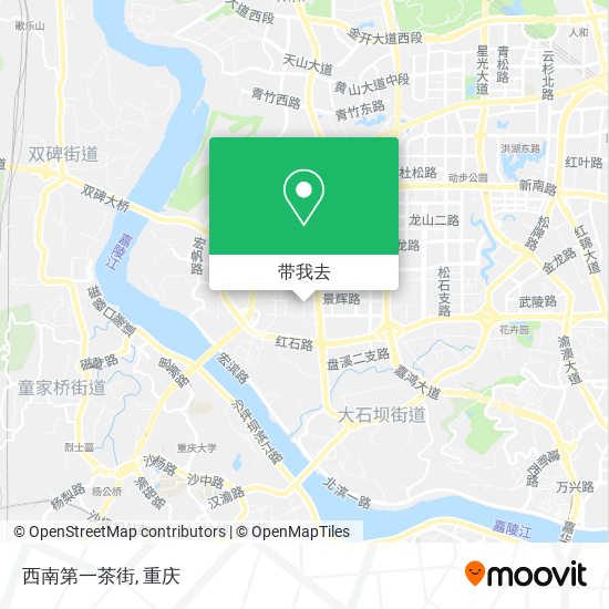 西南第一茶街地图