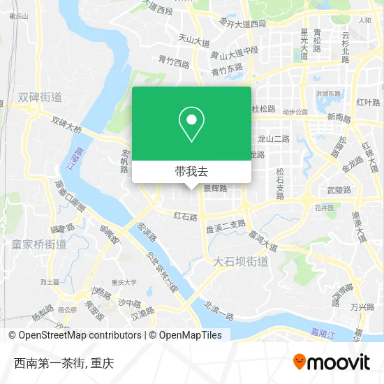 西南第一茶街地图