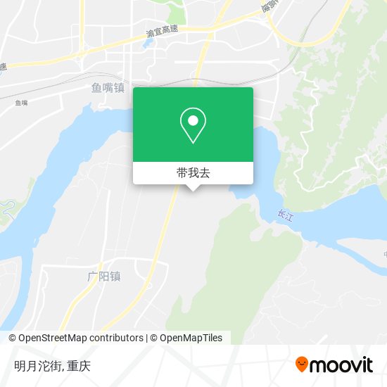 明月沱街地图
