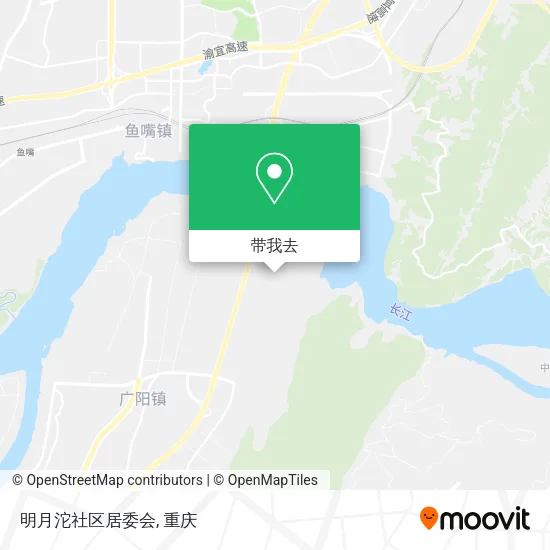 明月沱社区居委会地图