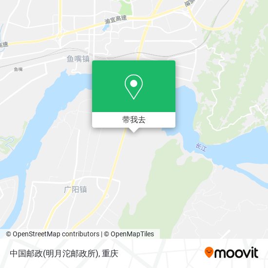 中国邮政(明月沱邮政所)地图