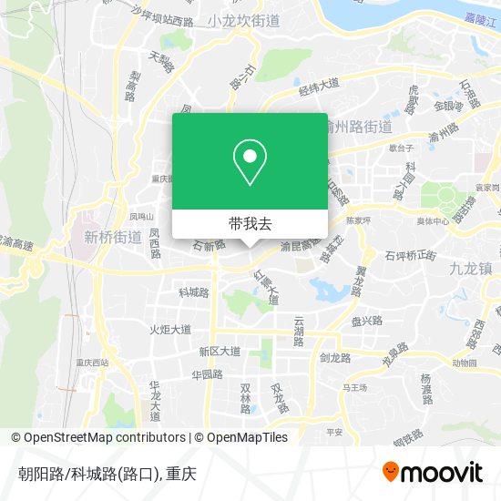朝阳路/科城路(路口)地图