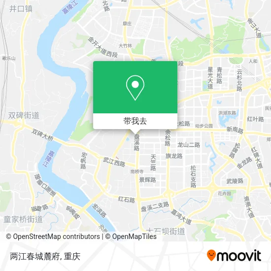 两江春城麓府地图