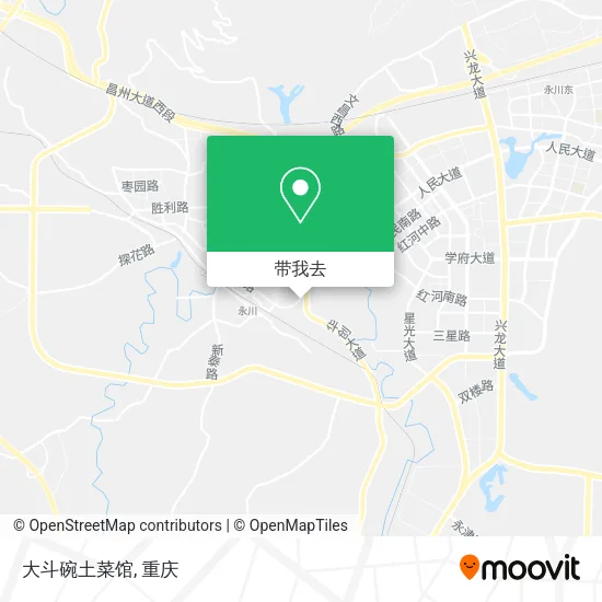 大斗碗土菜馆地图