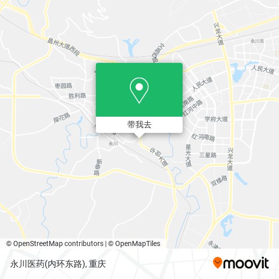 永川医药(内环东路)地图