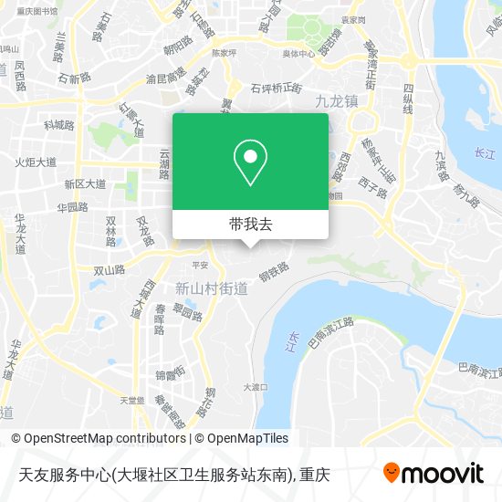 天友服务中心(大堰社区卫生服务站东南)地图