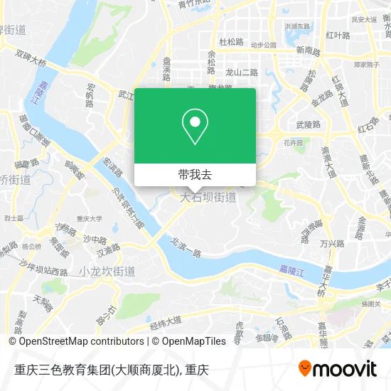 重庆三色教育集团(大顺商厦北)地图