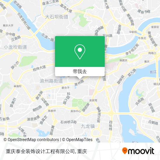 重庆泰全装饰设计工程有限公司地图