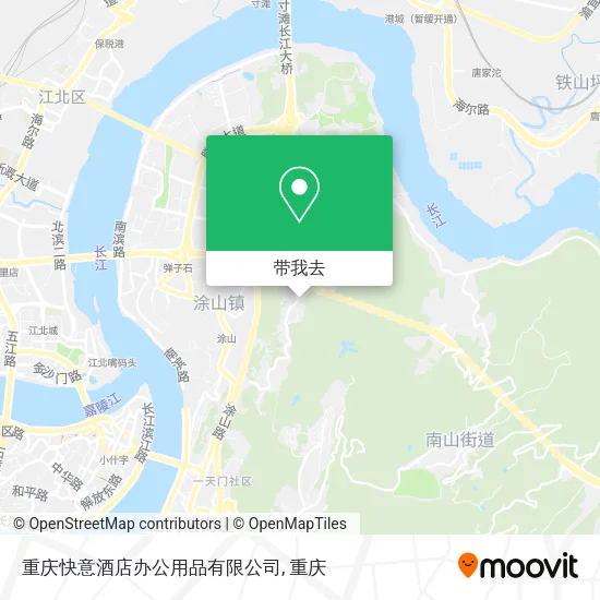 重庆快意酒店办公用品有限公司地图