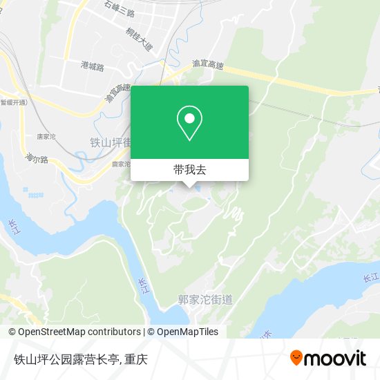 铁山坪公园露营长亭地图