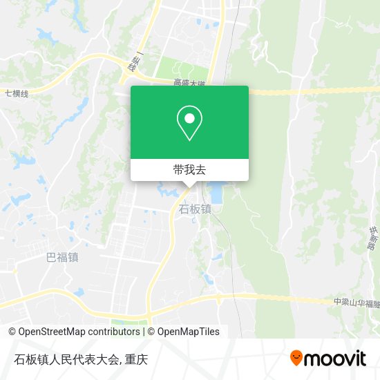 石板镇人民代表大会地图