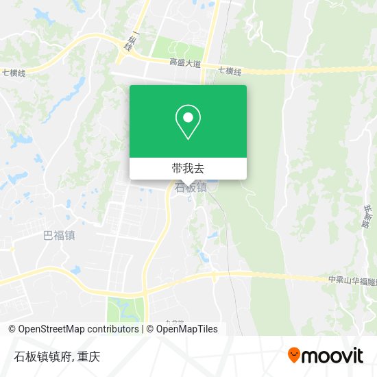 石板镇镇府地图