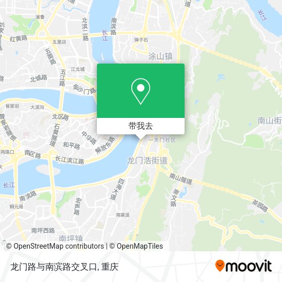 龙门路与南滨路交叉口地图