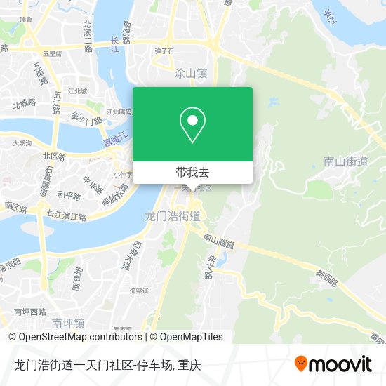 龙门浩街道一天门社区-停车场地图