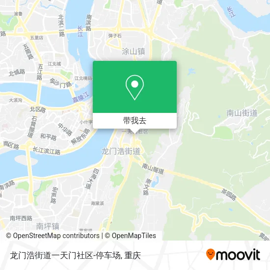 龙门浩街道一天门社区-停车场地图