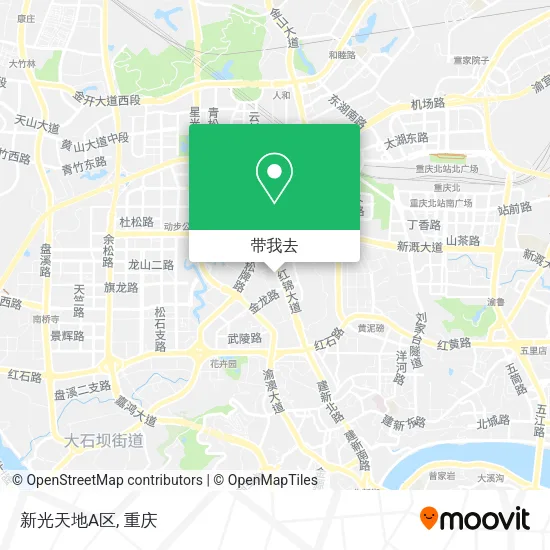 新光天地A区地图