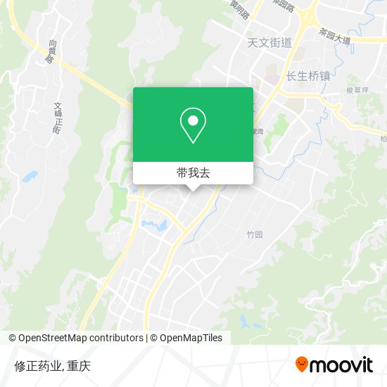 修正药业地图
