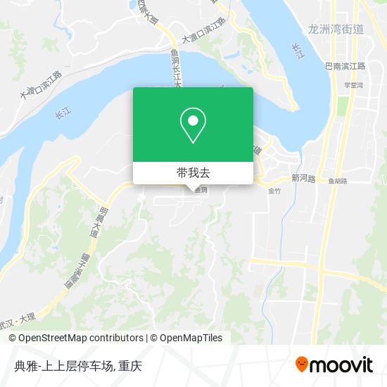 典雅-上上层停车场地图