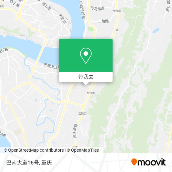 巴南大道16号地图