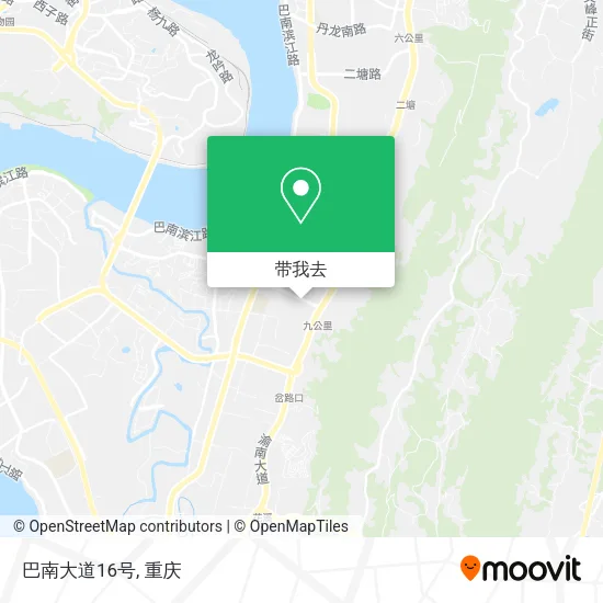 巴南大道16号地图