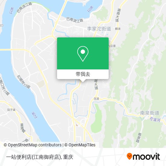 一站便利店(江南御府店)地图