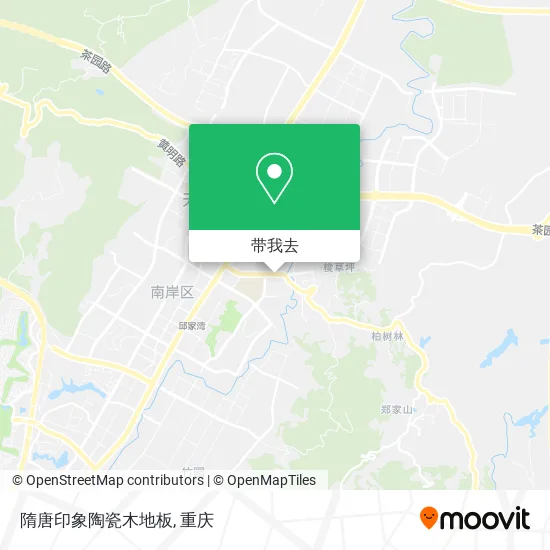 隋唐印象陶瓷木地板地图