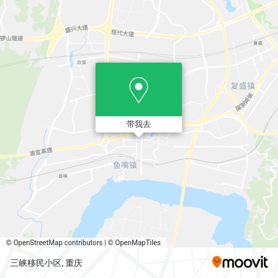 三峡移民小区地图