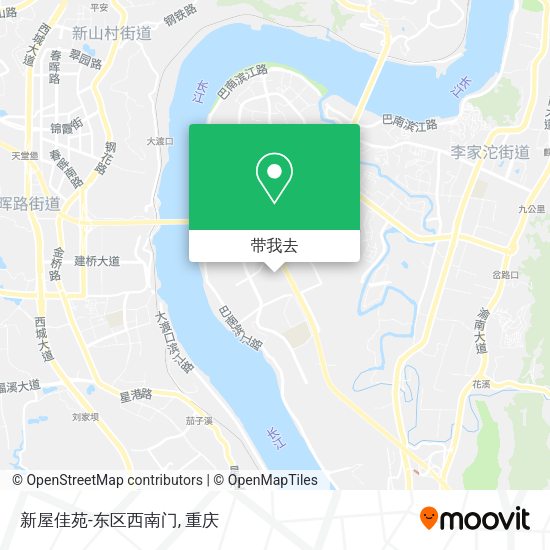 新屋佳苑-东区西南门地图