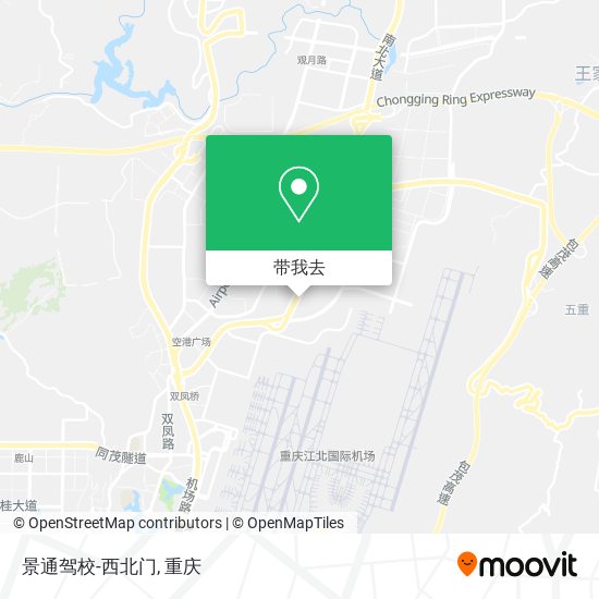 景通驾校-西北门地图
