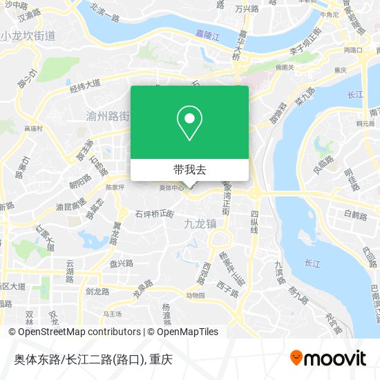 奥体东路/长江二路(路口)地图