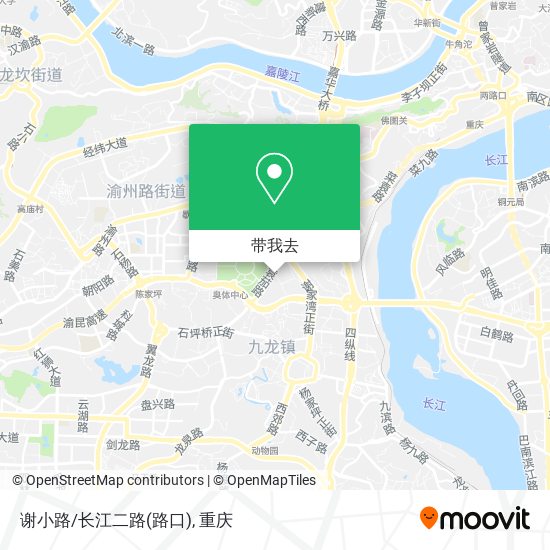 谢小路/长江二路(路口)地图